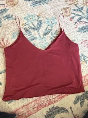 Cropped Double-Lined Tank Top